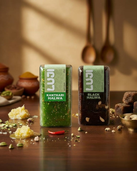 Luji's kanthari halwa and Black halwa