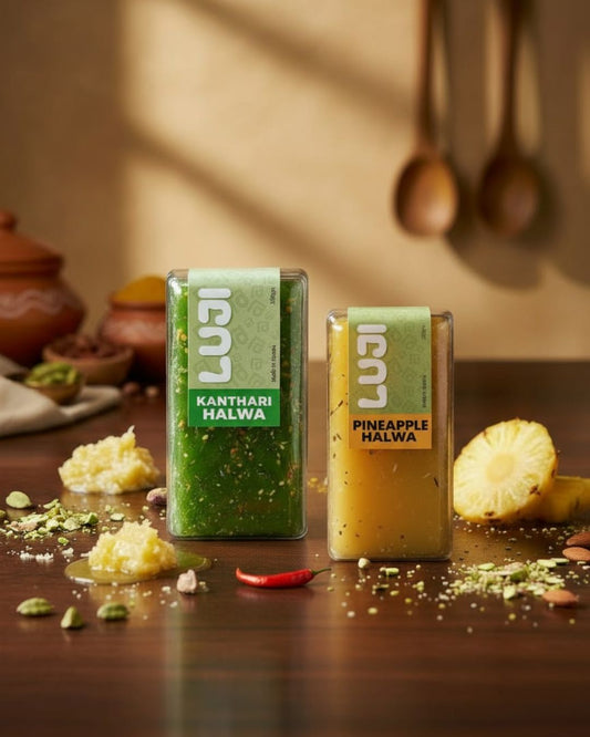 Luji's kanthari halwa and pineapple halwa