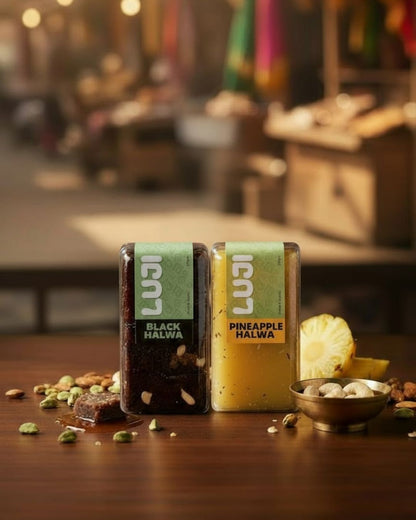 Luji's Black halwa and Pineapple halwa